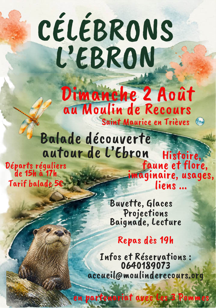 Grande salle collective au Moulin de Recours